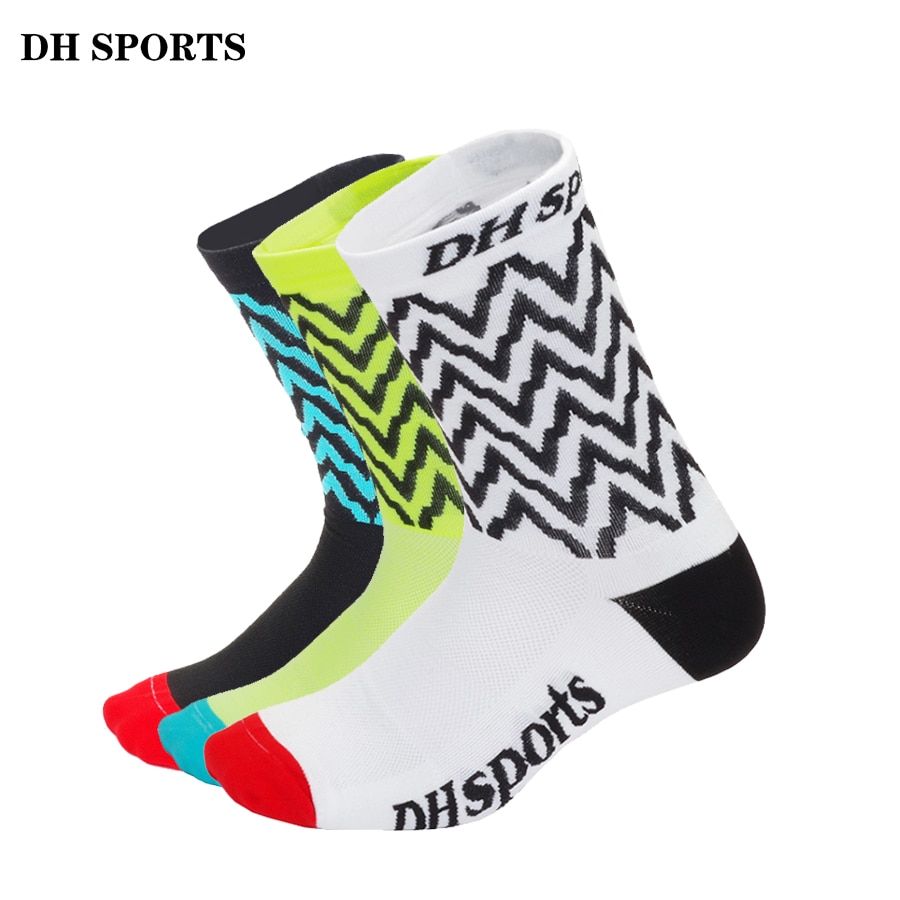 DH SPORTS  Professional Ŭ Socks Men Women  ߿ Bike ź Socks Brand Compression Running Sock EUR 38- 46